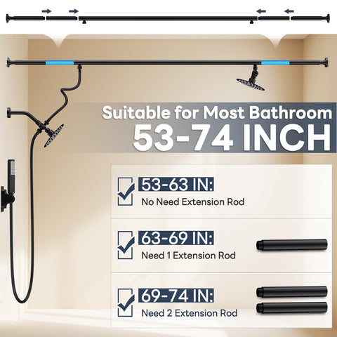 JFJIARUI matte black finish adds modern style and corrosion resistance.