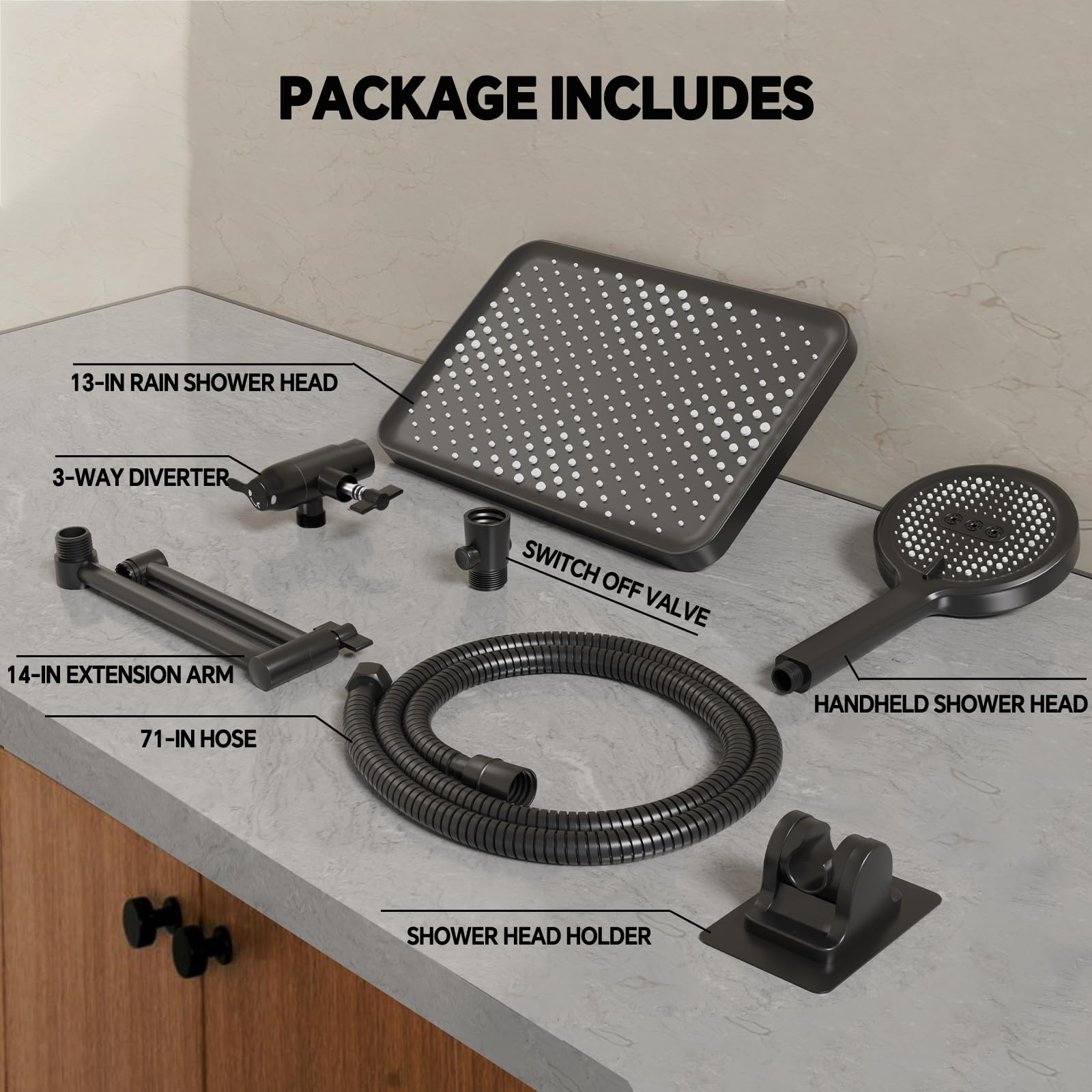 JFJIARUI dual shower setup supports shared use and convenience