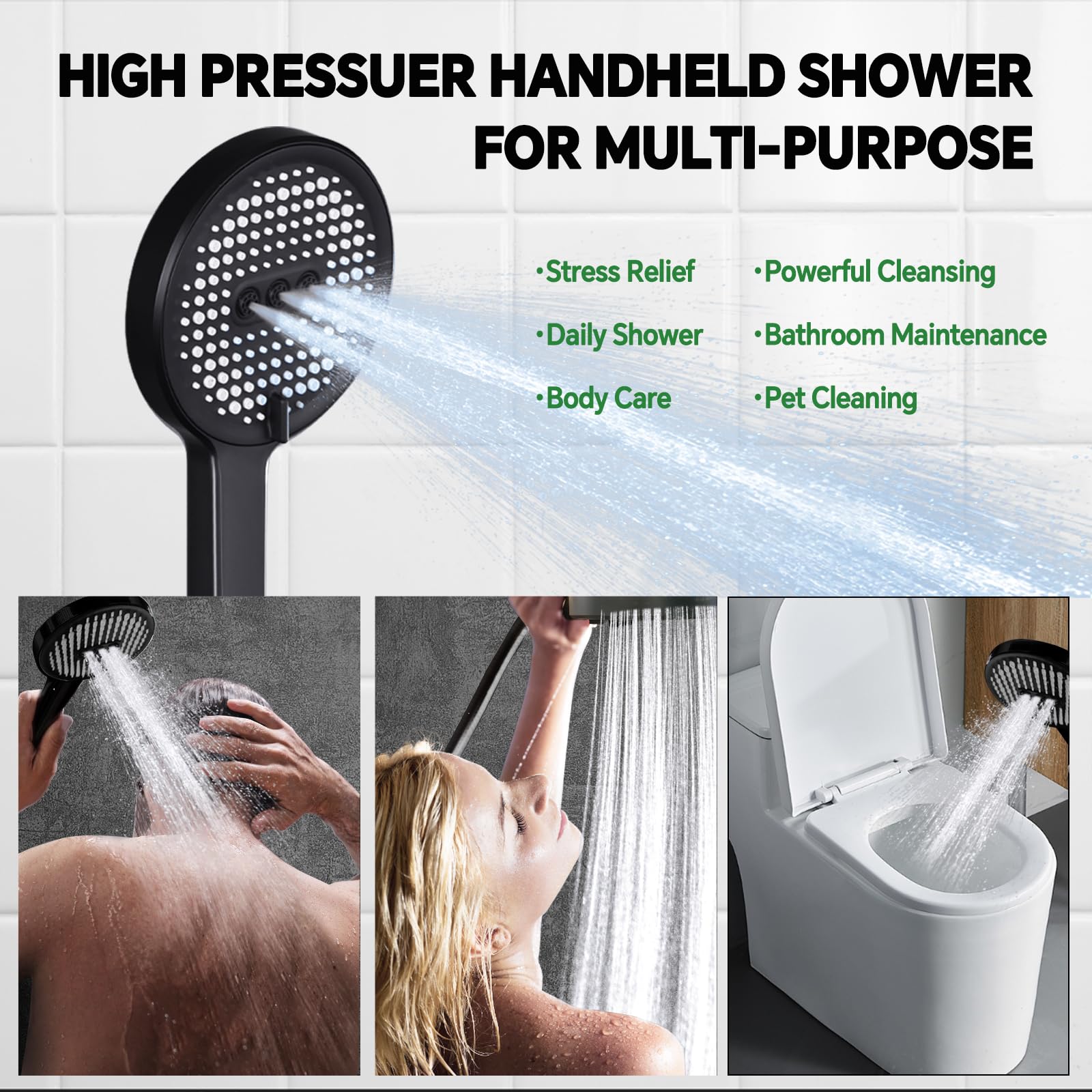 JFJIARUI handheld holder keeps the wand within easy reach