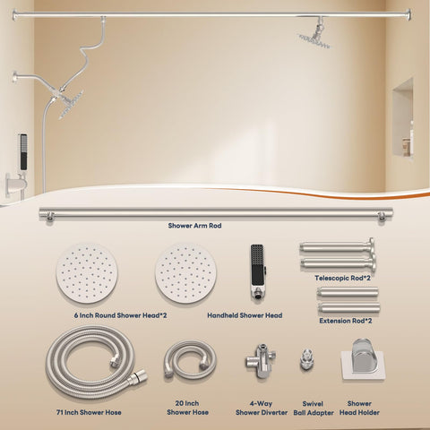 JFJIARUI handheld spray with massage and power modes for targeted relief