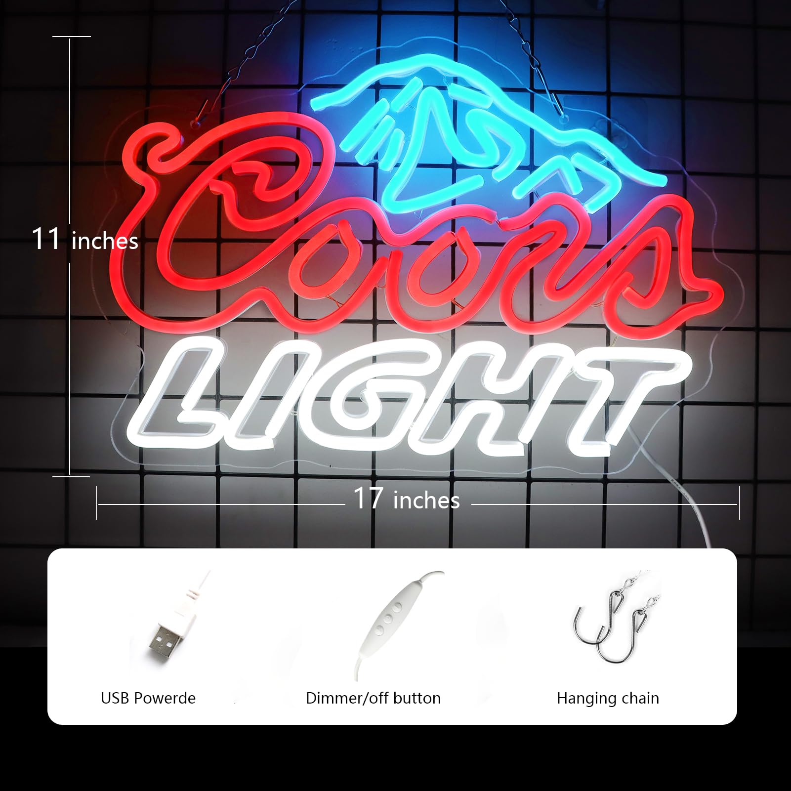 JFLLamp CRS Light neon sign white glow for modern room illumination