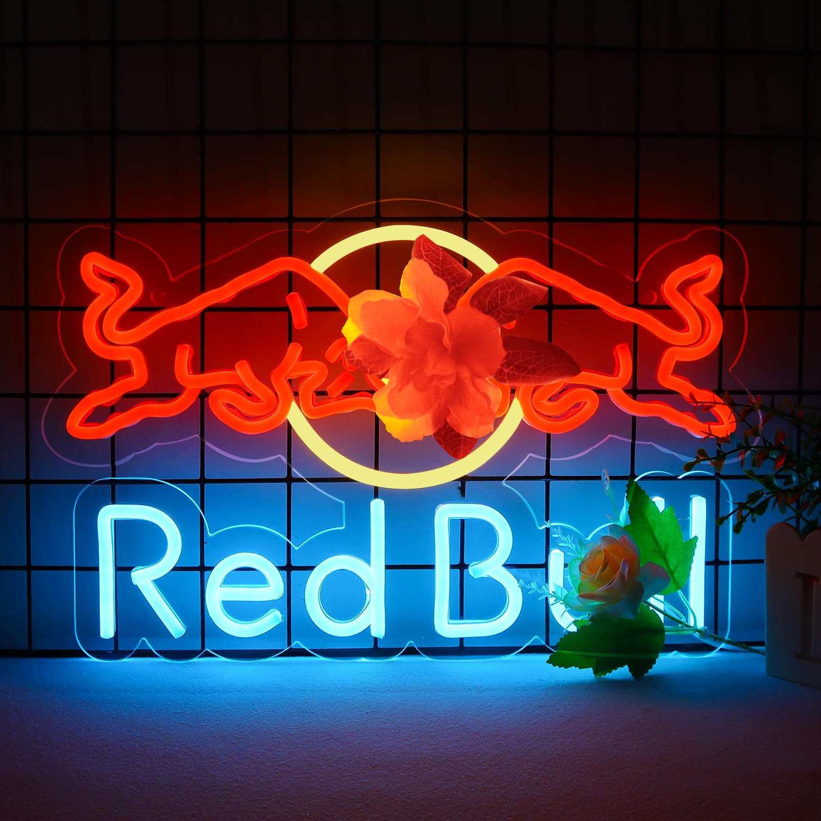 JFLLamp drinks neon sign for wall decor enhances ambient lighting for bedrooms and bars