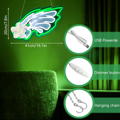 JFLLamp Eagles neon sign for dorm rooms adds modern retro flair