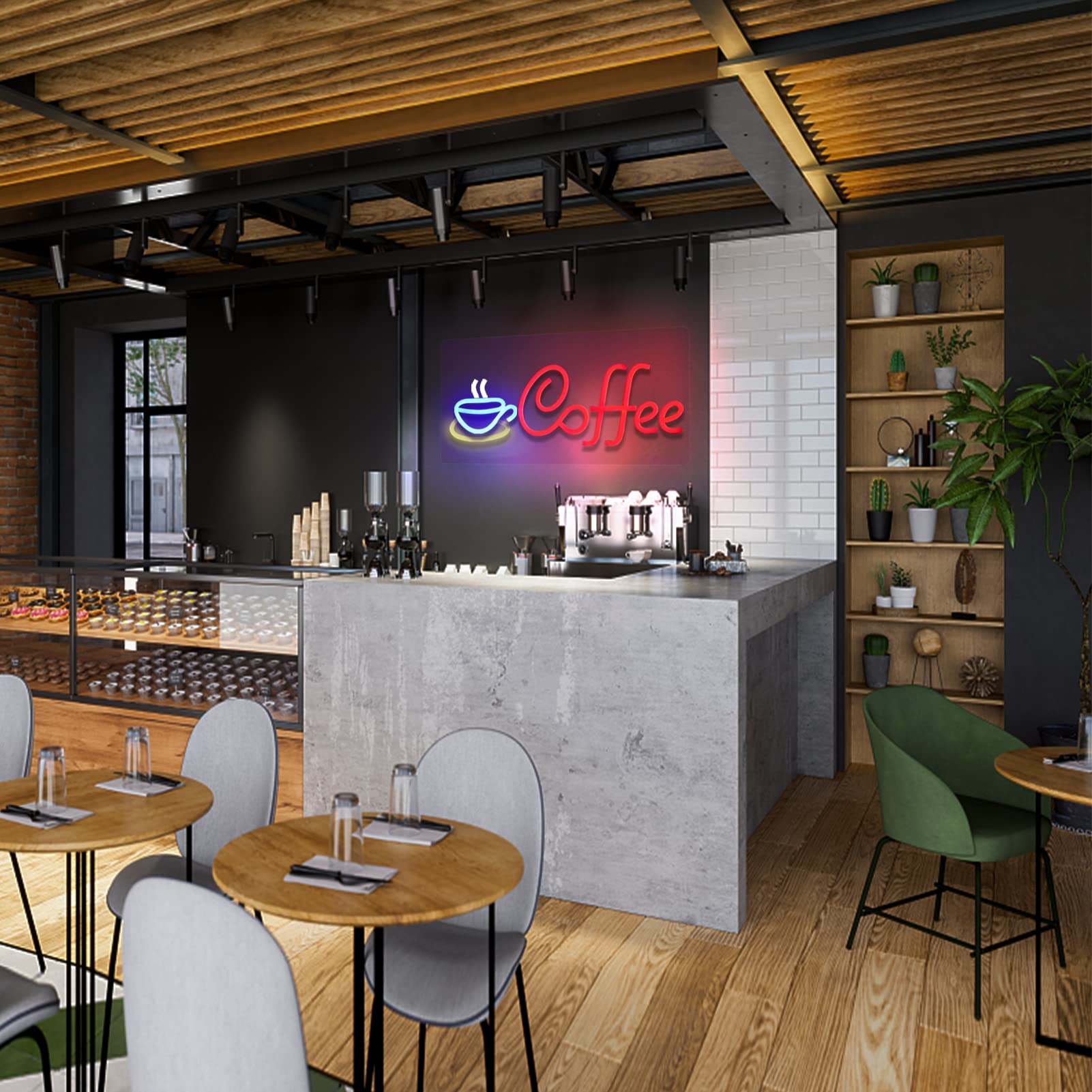 JFLLamp gift-ready coffee bar neon sign decor for homes and shops