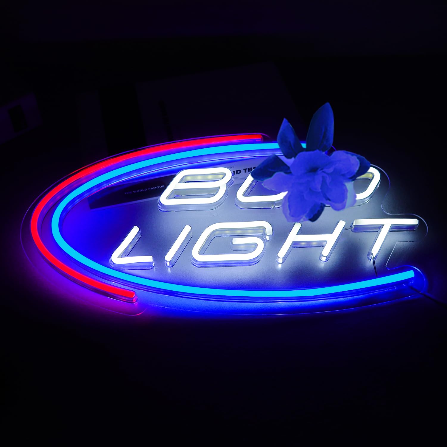 JFLLamp LED beer neon sign serves as a bedroom centerpiece with safe illumination.