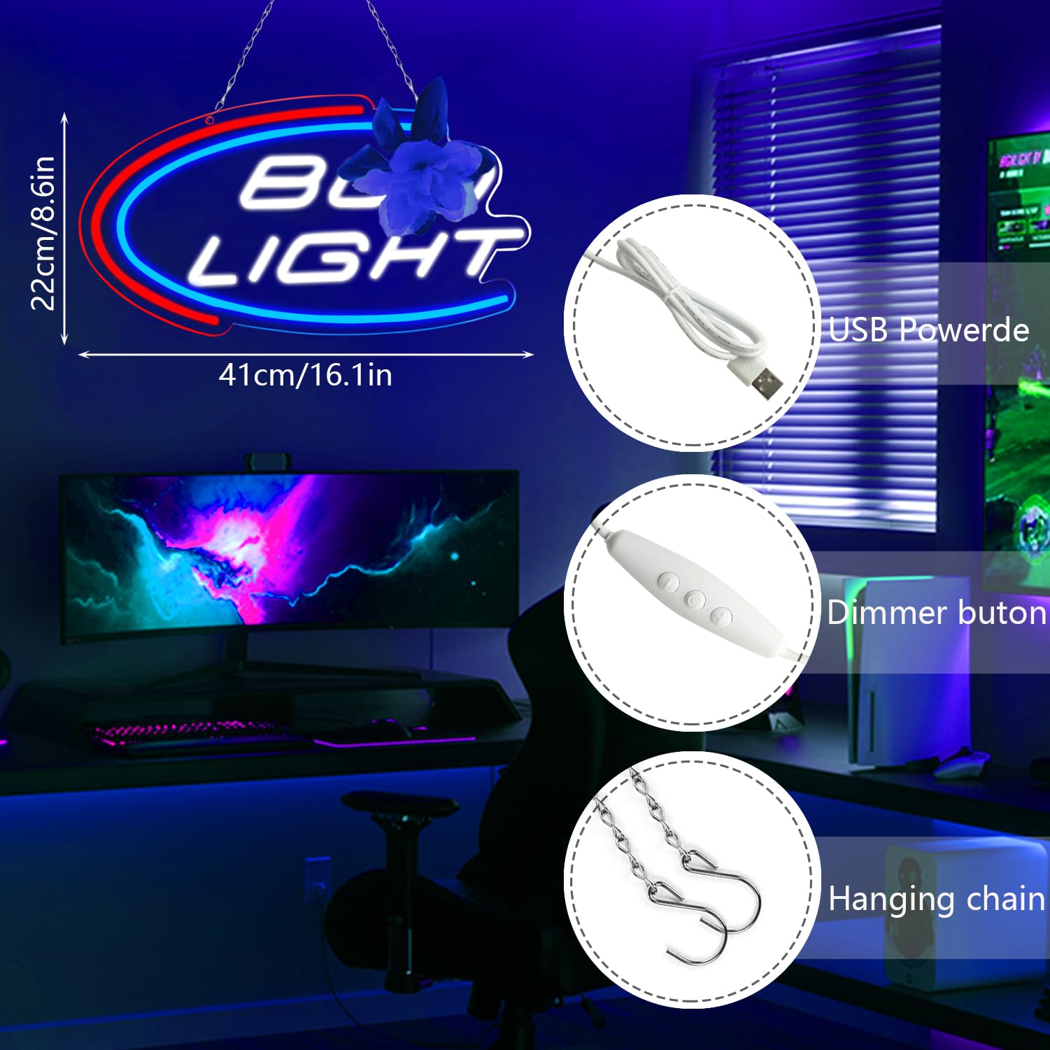 JFLLamp neon sign for parties offers festive glow and stylish gift appeal.