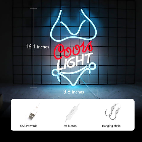 JFLLamp neon sign powered by USB 5V cable for flexible placement.