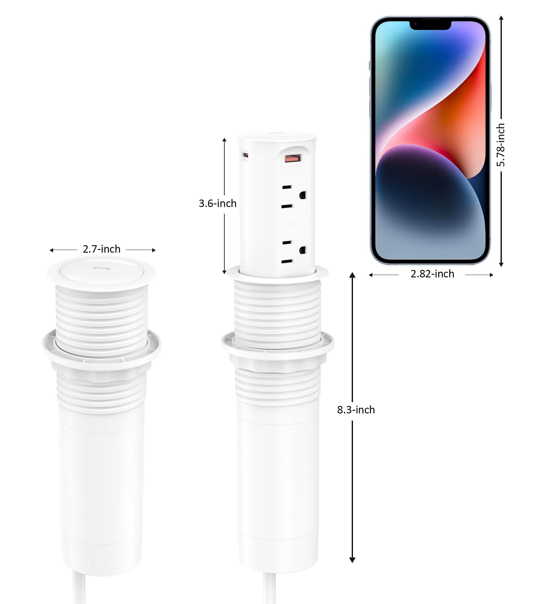 Jgstkcity pop-up outlet supports high-demand appliances with 15A rating.