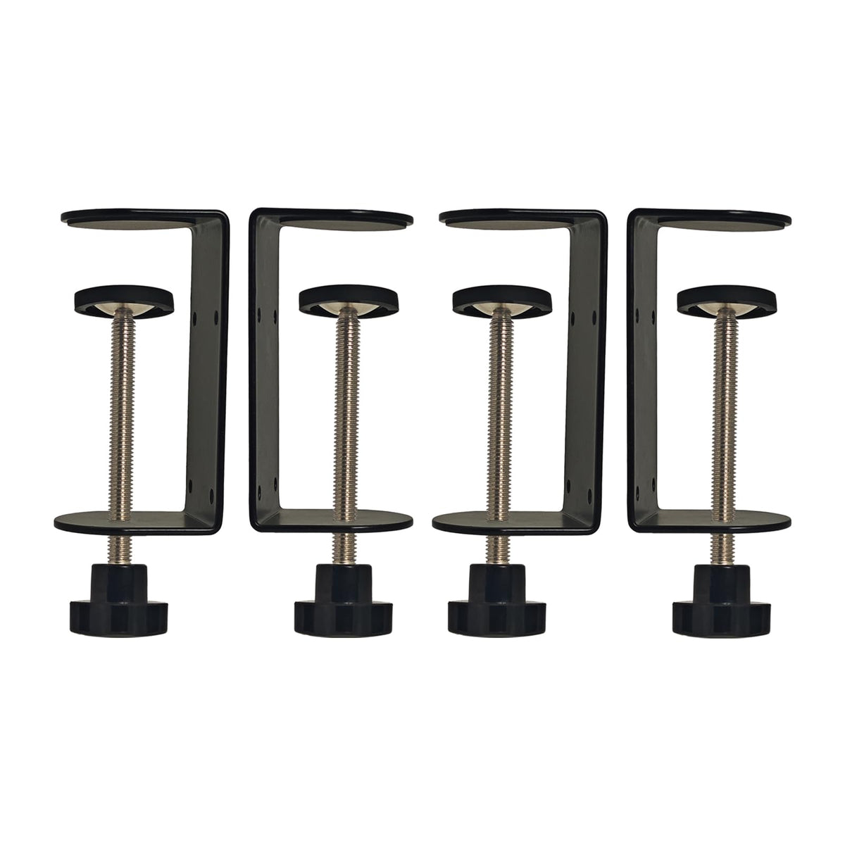 Jhanw 3-in C-Clamp back holes for privacy panel mounting.
