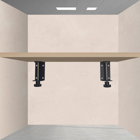 Jhanw 3-in C-Clamp back holes support pegboard mounting.