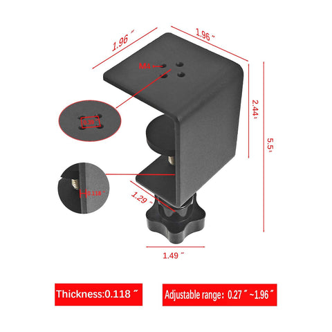 Jhanw heavy-duty C-clamp 2-pack delivers strong hold on wood and metal.