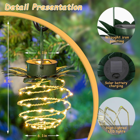 JHPGEOE waterproof hanging lamp withstands rain for year-round decor