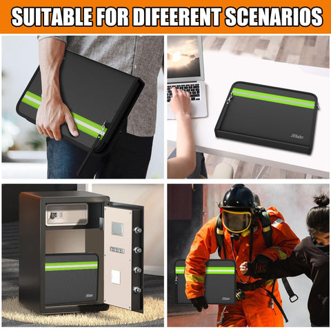 JHSafer bag folded for compact storage in safes