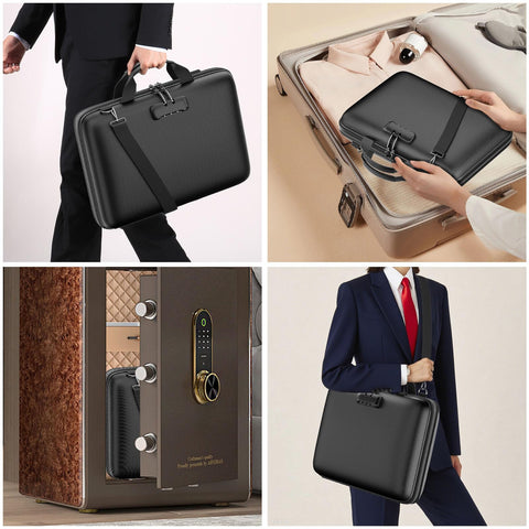 JHSafer shell resists dust and water to protect valuables in a clutter-free setup.