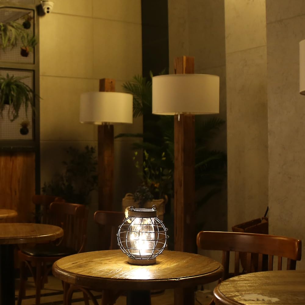 JHY DESIGN energy-saving LED lantern reduces cords and clutter