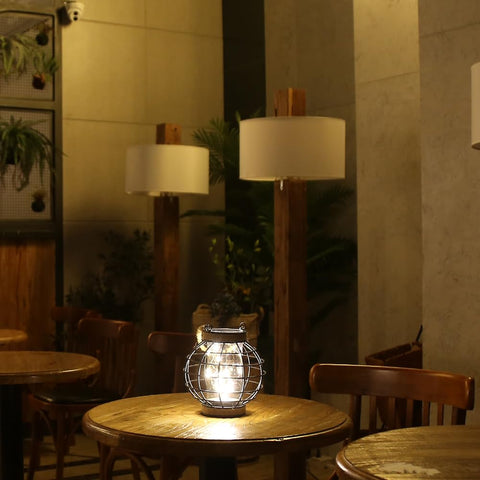 JHY DESIGN energy-saving LED lantern reduces cords and clutter