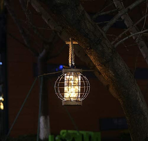 JHY DESIGN glass tube LED lantern emitting a warm fairy-light glow