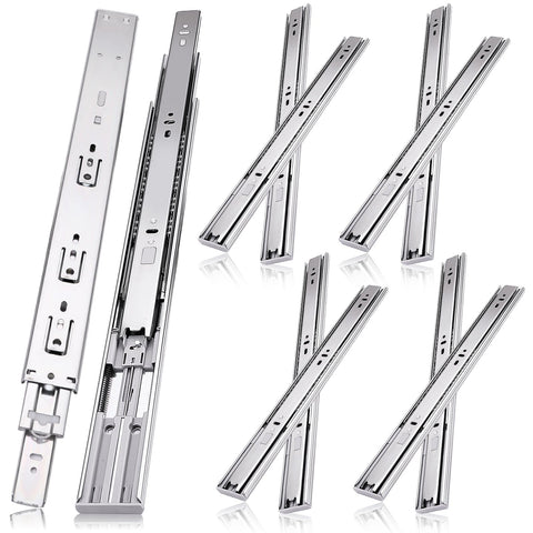 JI2OOYI 12-inch drawer slides soft close for silent cabinet operation
