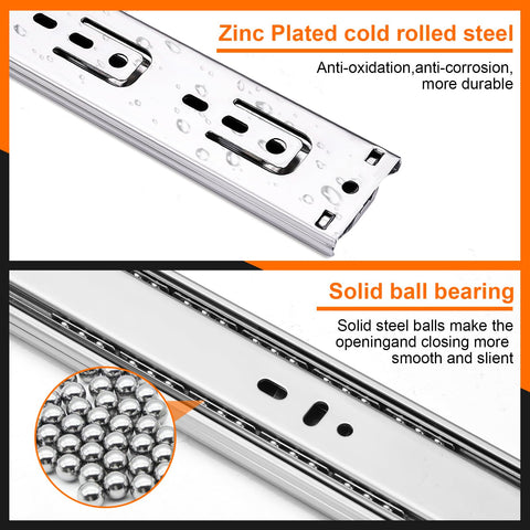 JI2OOYI side-mount cabinet rail for versatile installation