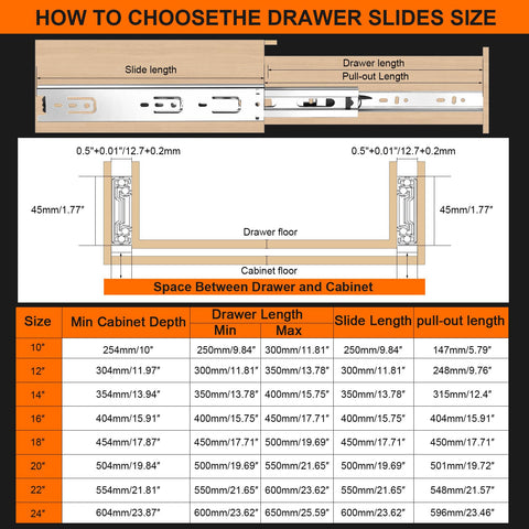 JI2OOYI broad application range fits kitchen to wardrobe drawers