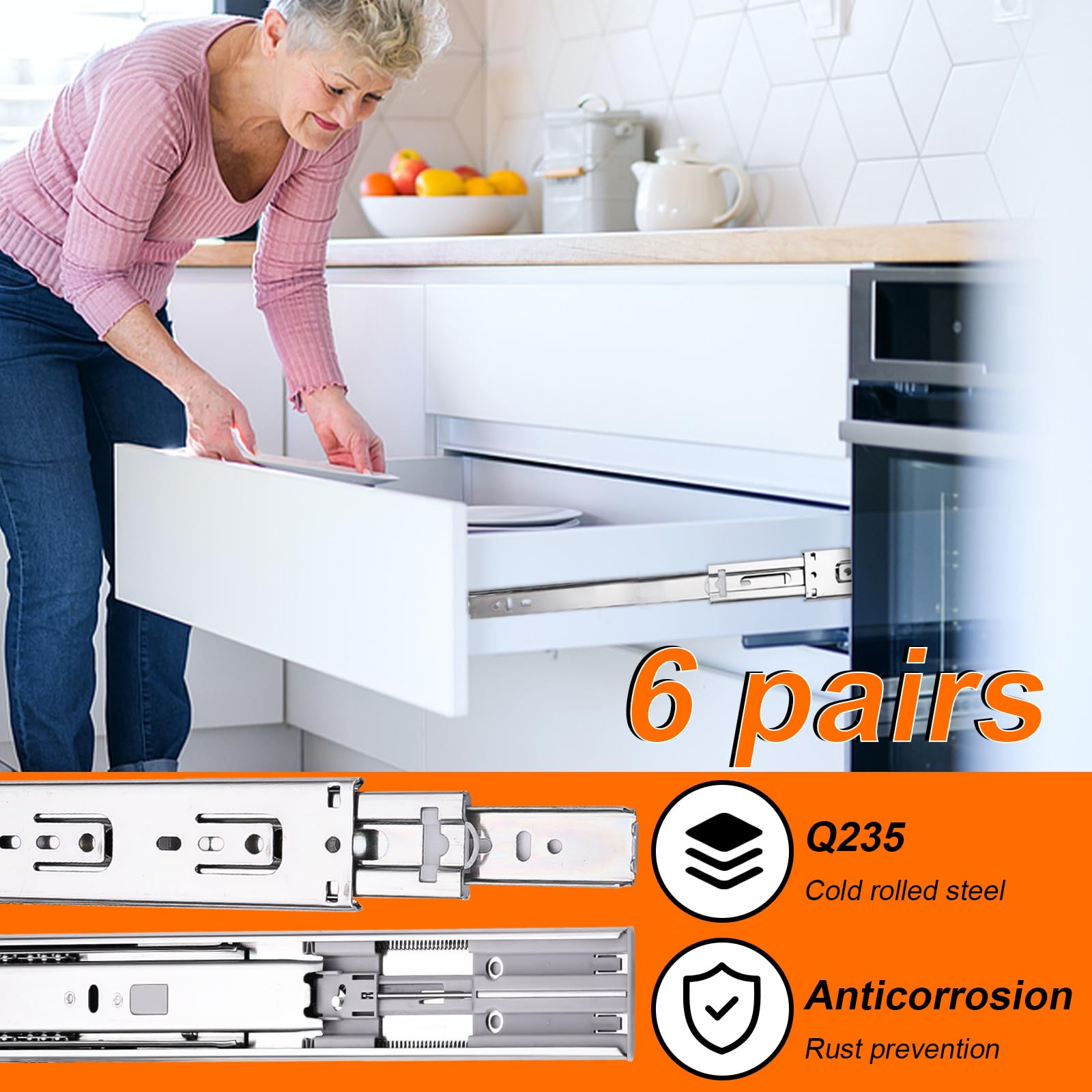 JI2OOYI detachable track simplifies removal and cleaning.
