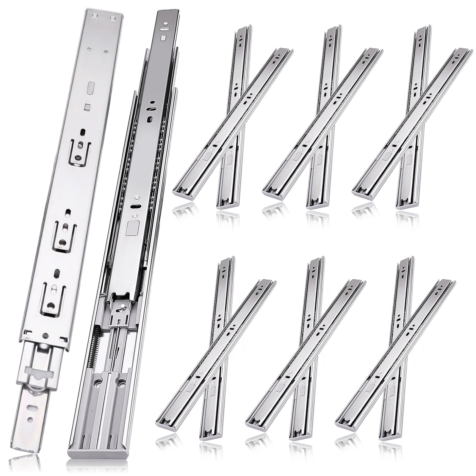 JI2OOYI silver finish complements modern cabinetry aesthetics.