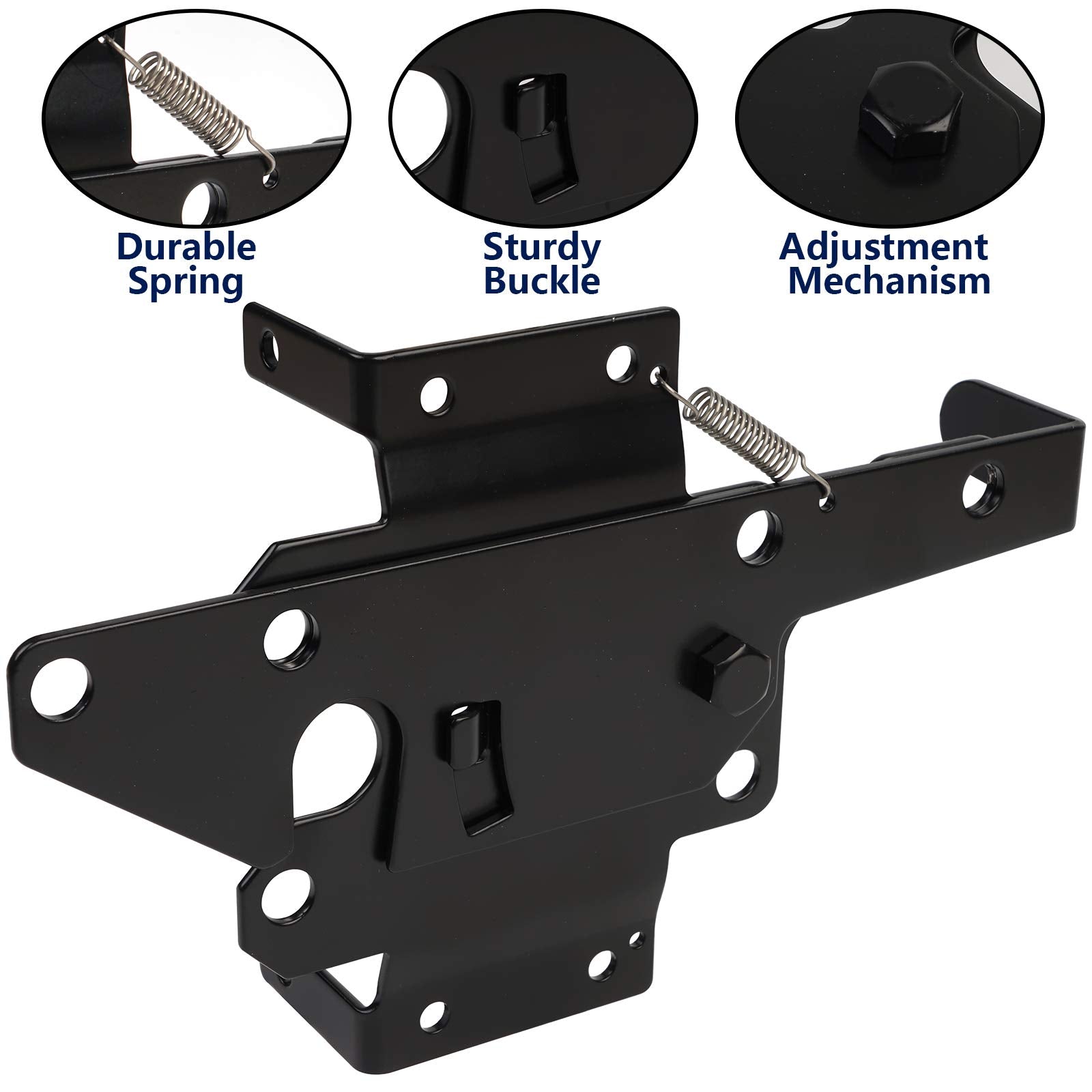 JIAHOO black finish latch suits indoor and outdoor gates
