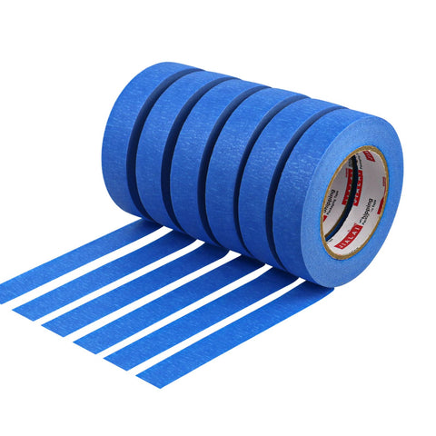 JIALAI HOME blue painter tape roll 1 inch for sharp wall edges and clean lines.