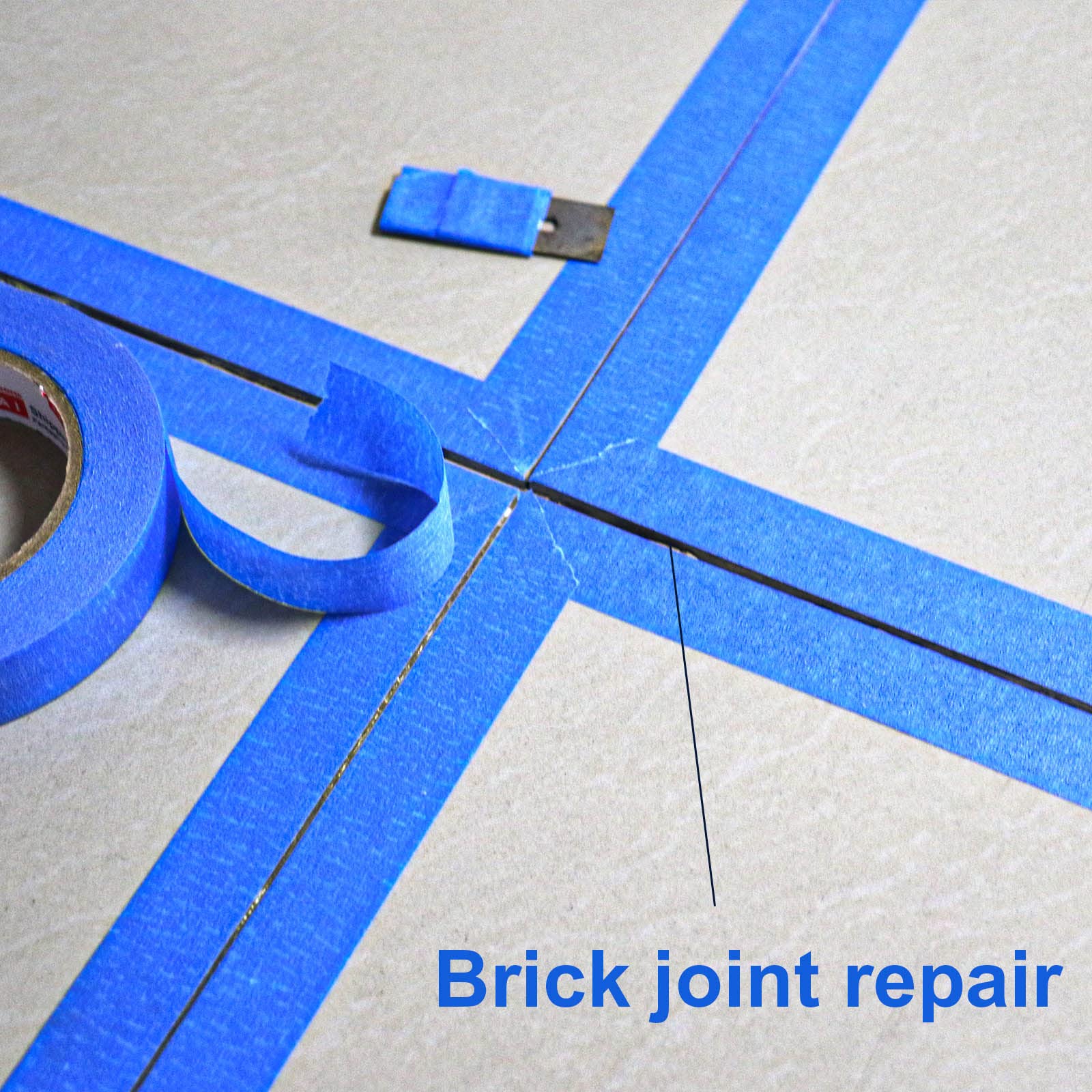 JIALAI HOME blue painter tape sticks to wood, metal, and glass.