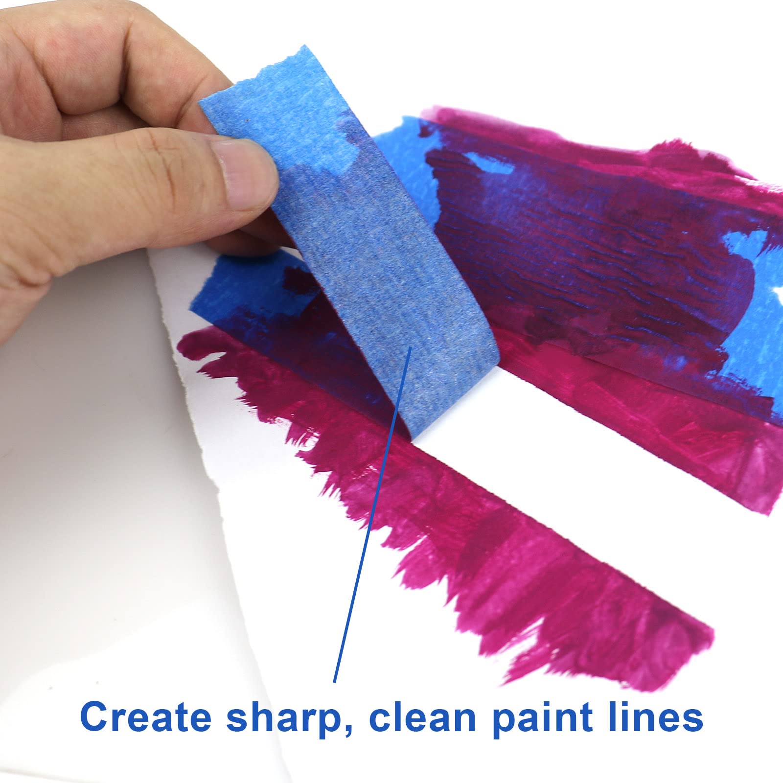 JIALAI HOME blue painter's tape suitable for automotive masking and touch-ups.