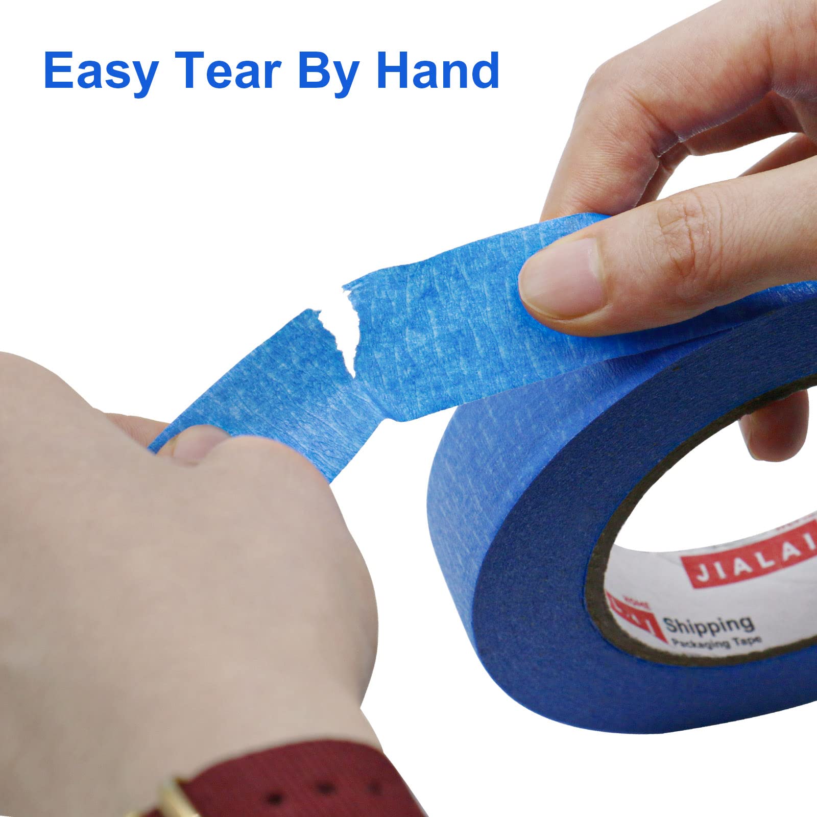 JIALAI HOME blue tape residue-free removal on multiple surfaces.