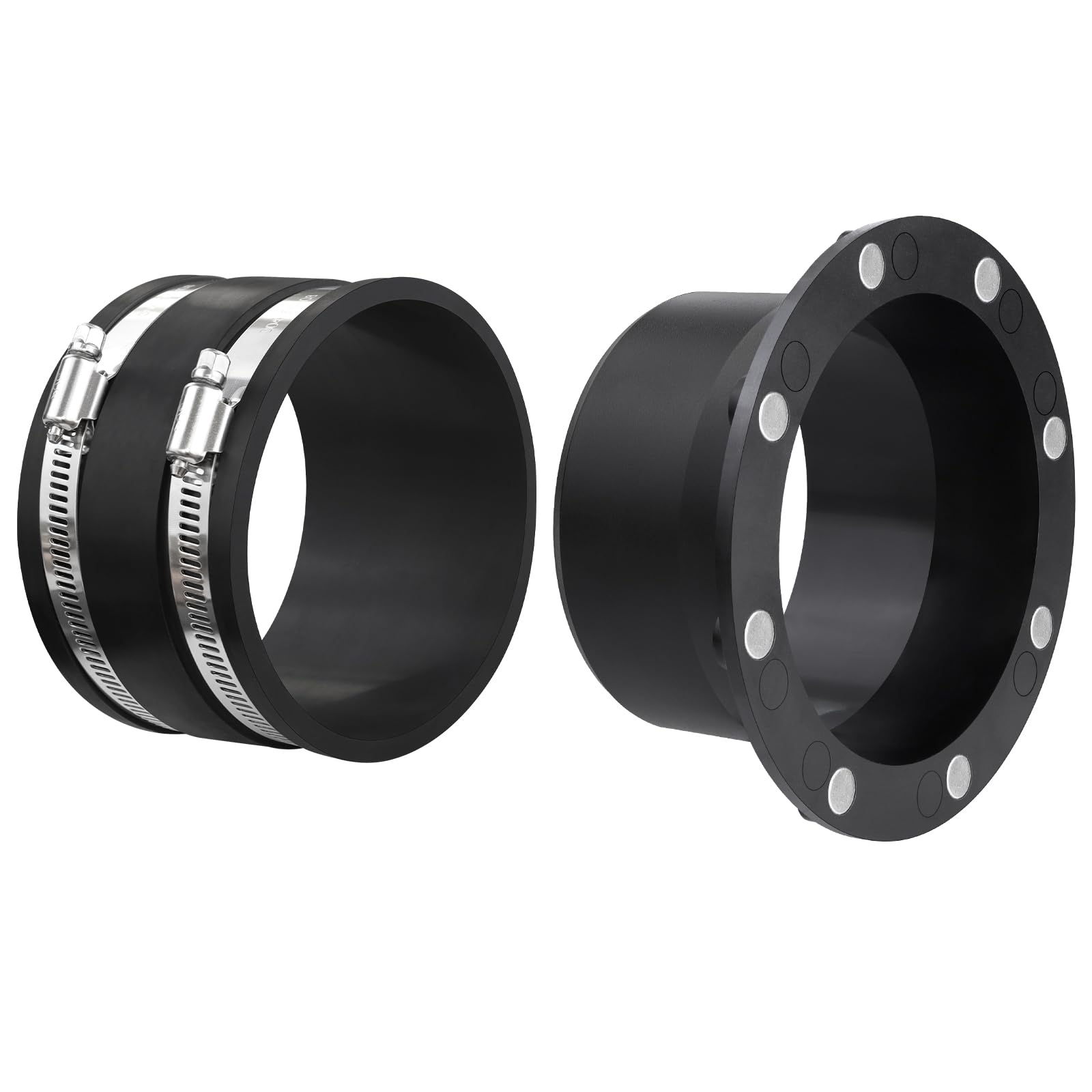 JIANBENKJ 4 inch magnetic dust connector secures the hose for quick tool swaps.