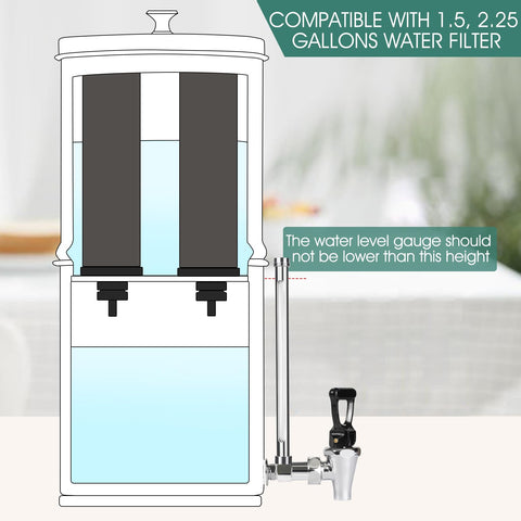 JIANBENKJ prevents overfilling by showing water level before top-up.