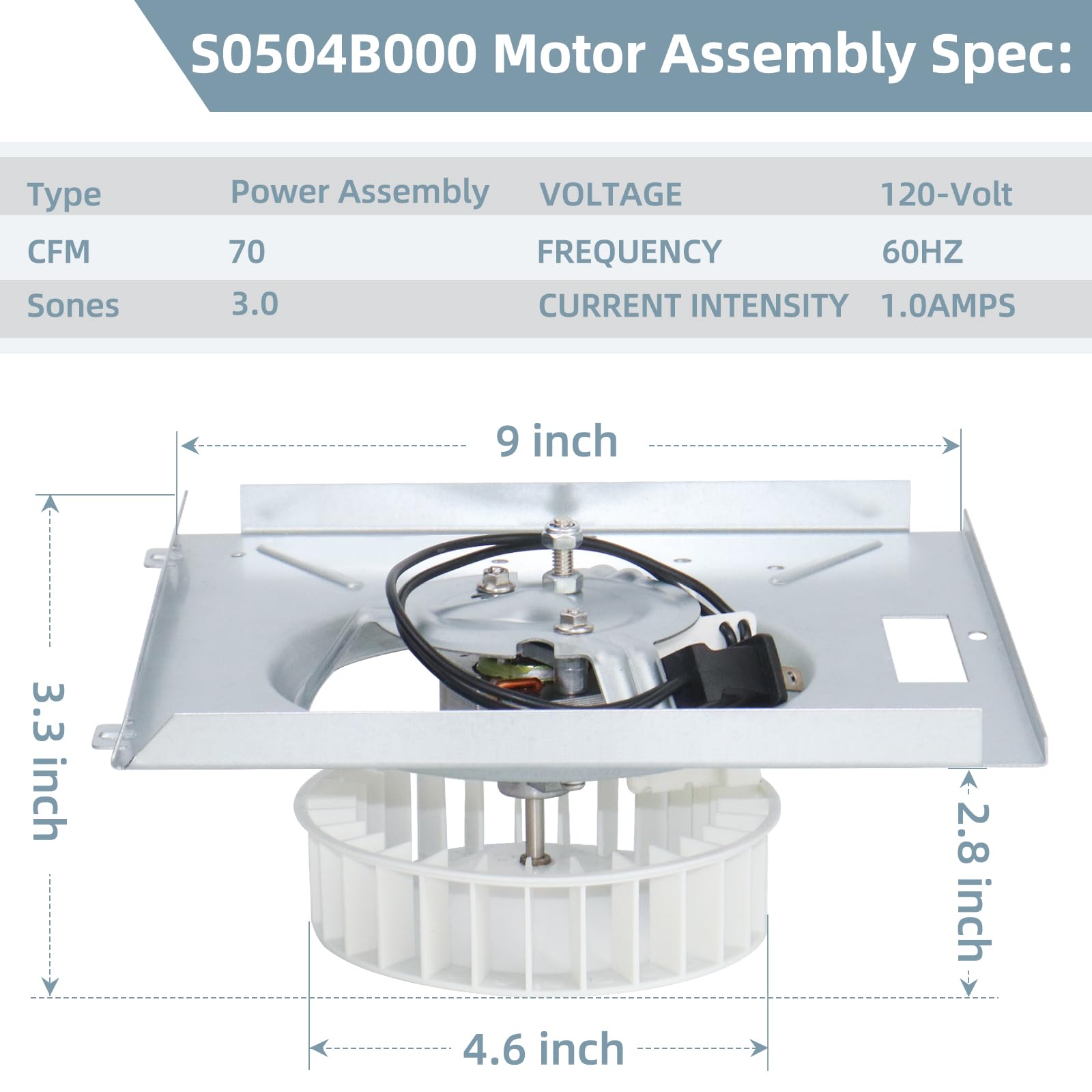 Compatibility guide for NuTone 757 and 769RL series motor assemblies.