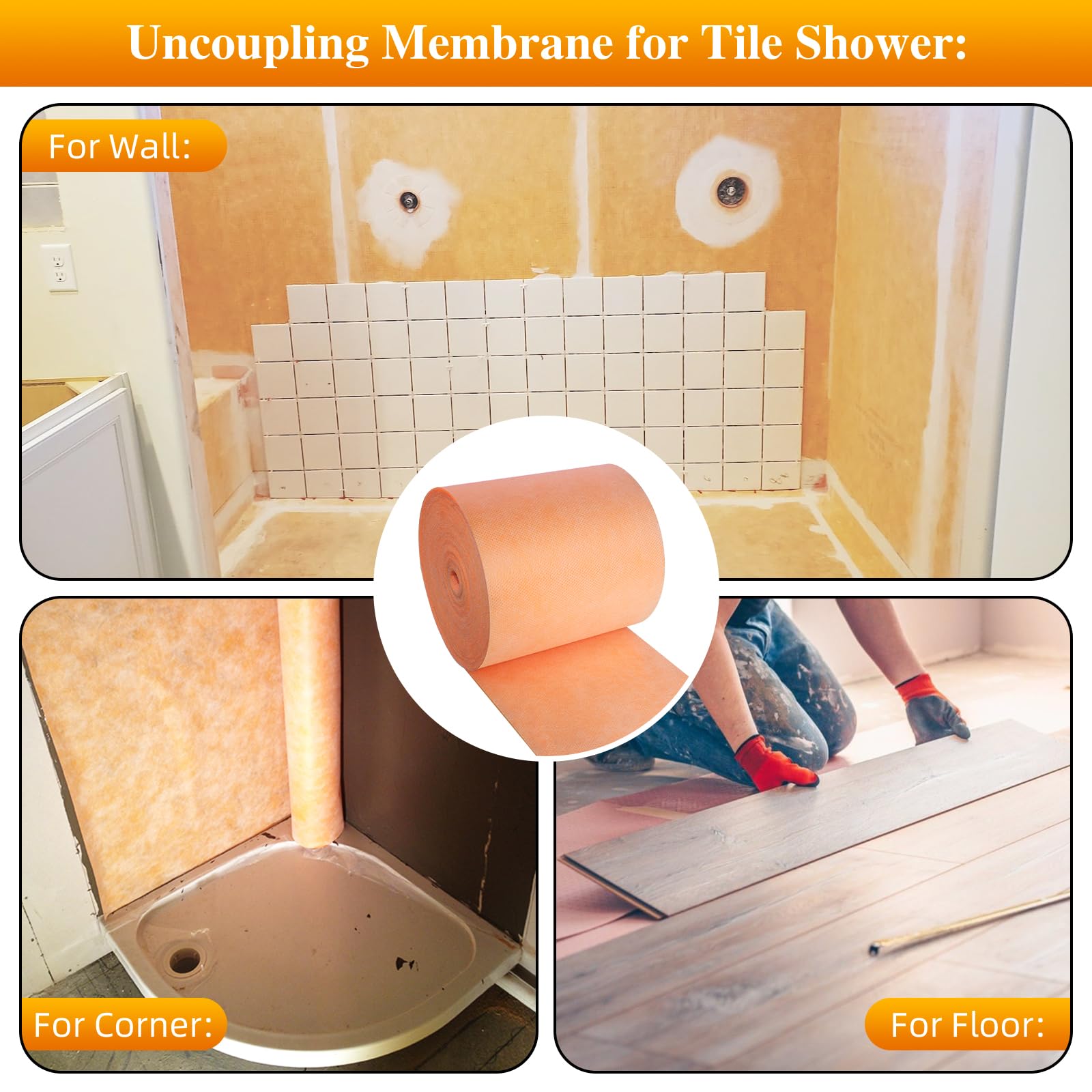 JIANBENKJ corner seal for bathrooms and wet areas