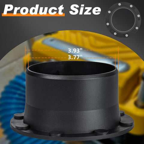 JIANBENKJ dust collection flex cuff demonstrates flexible hose connection with magnetic ease.