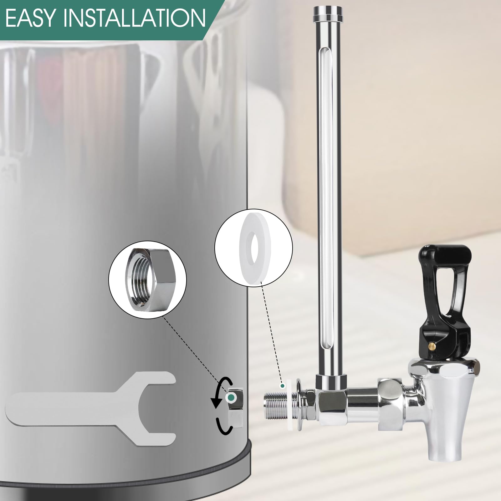 JIANBENKJ easy installation tool included for quick setup.