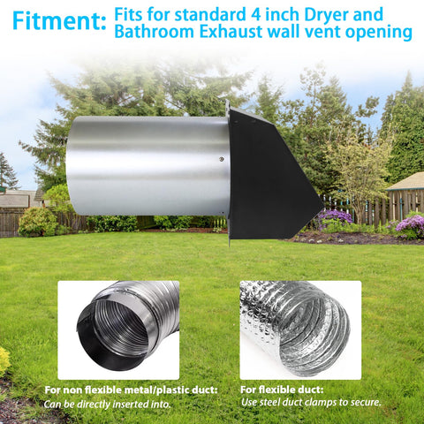 JIANBENKJ heavy duty vent cover resists rust for long-term outdoor use.