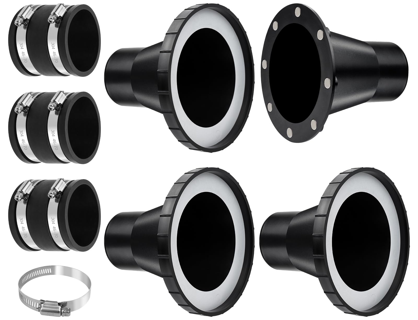 JIANBENKJ magnetic dust-collection duct connector for fast, secure setup