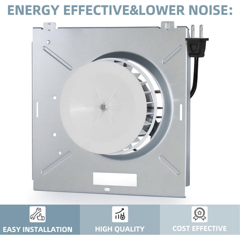 JIANBENKJ 70 CFM air movement for NuTone ventilation with odor control.