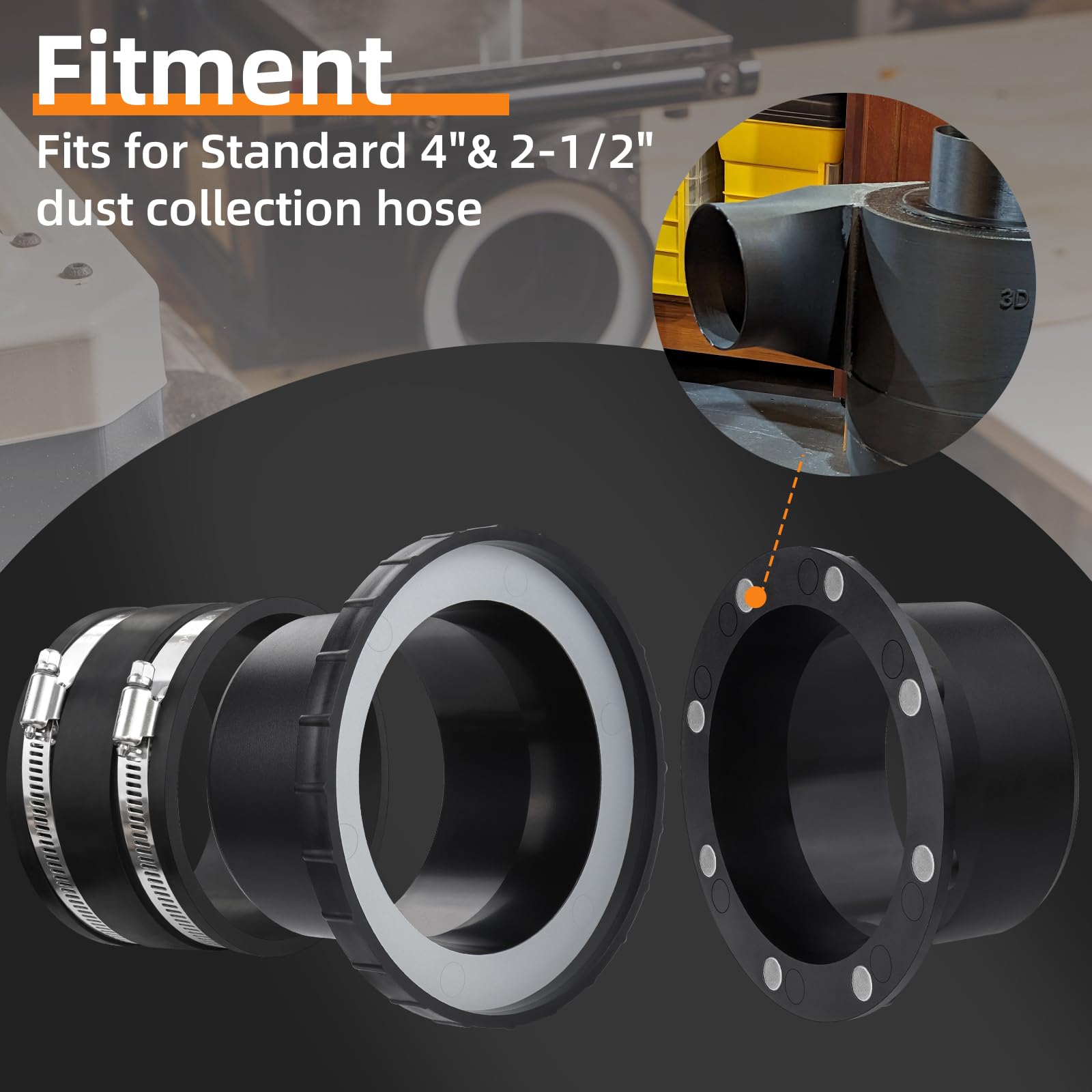 JIANBENKJ rubber dust coupler provides flexible connections