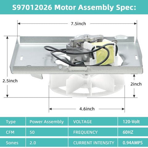 JIANBENKJ S97012026 mounting plate simplifies plug-and-play installation.
