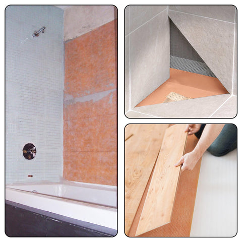 JIANBENKJ tile shower band compatible with ceramic and cement surfaces