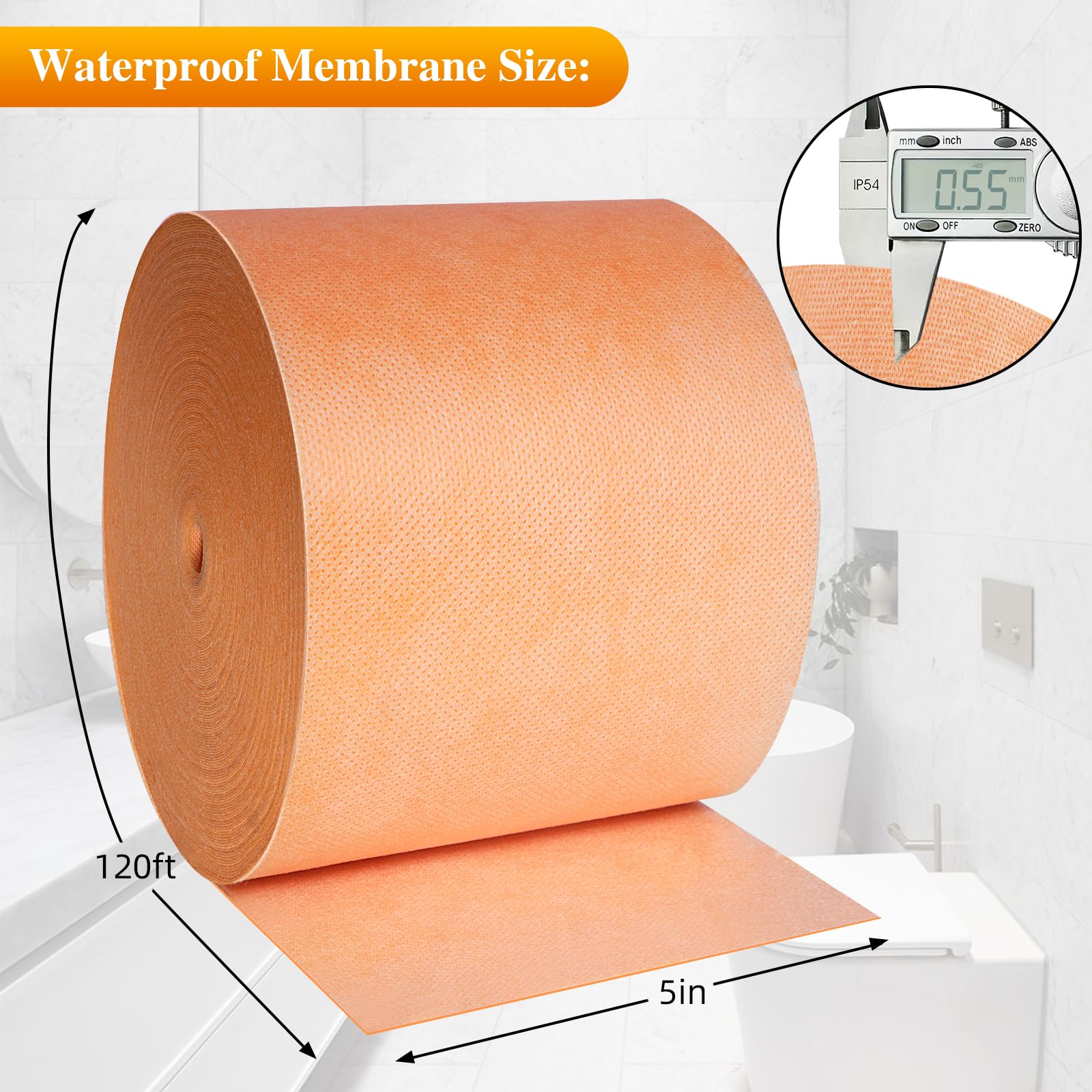 JIANBENKJ uncoupling membrane band sealing tile shower joints and corners