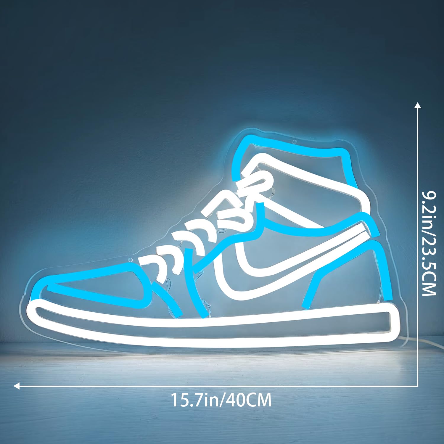 JianJung LED sneaker light for bedroom creates ambient glow and mood lighting.