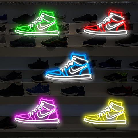 JianJung gift-ready neon sign for sneaker lovers and sports fans.