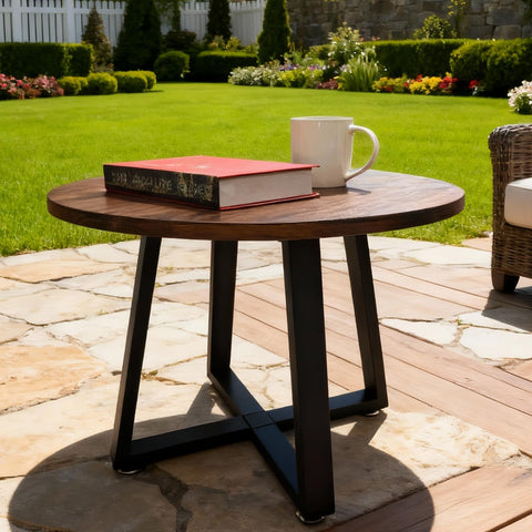 JIANZHUO 16-inch black iron table base ready to pair with desktops