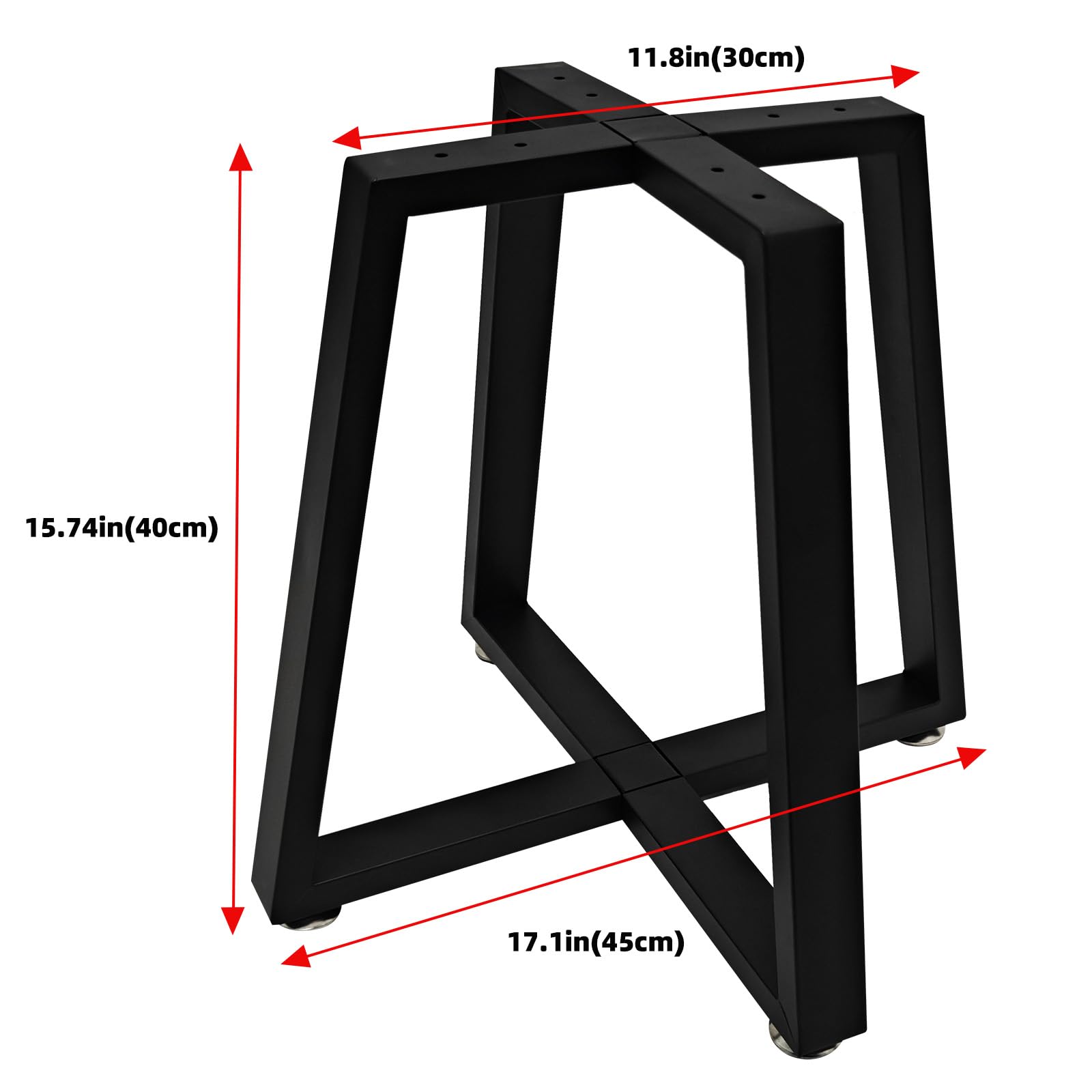 JIANZHUO sturdy iron table legs resist wear for long lasting use