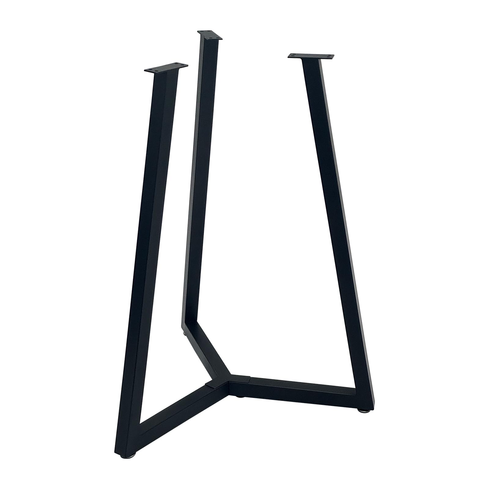 JIANZHUO round metal table legs with 16-inch black iron base provide sturdy support.