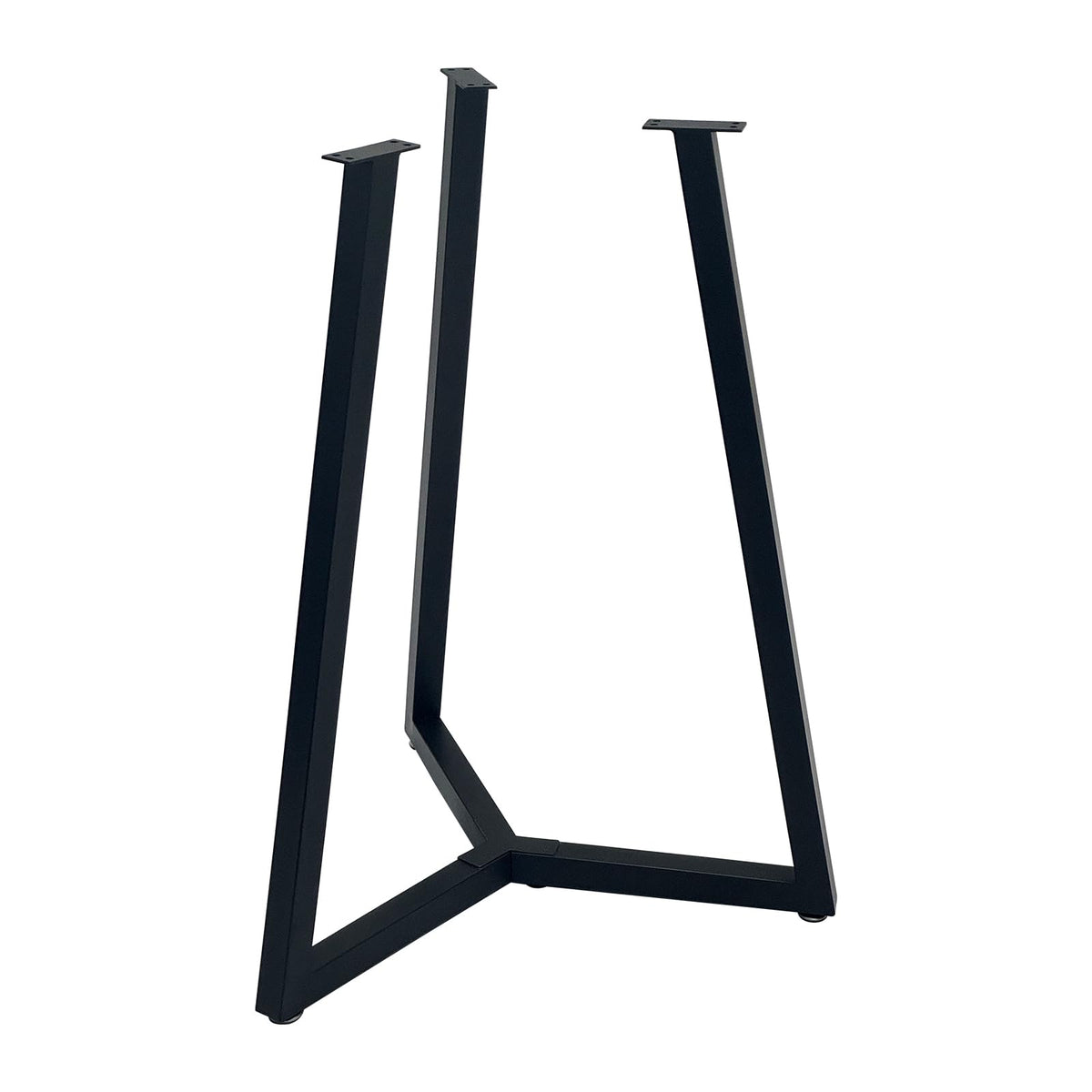 JIANZHUO round metal table legs with 16-inch black iron base provide sturdy support.